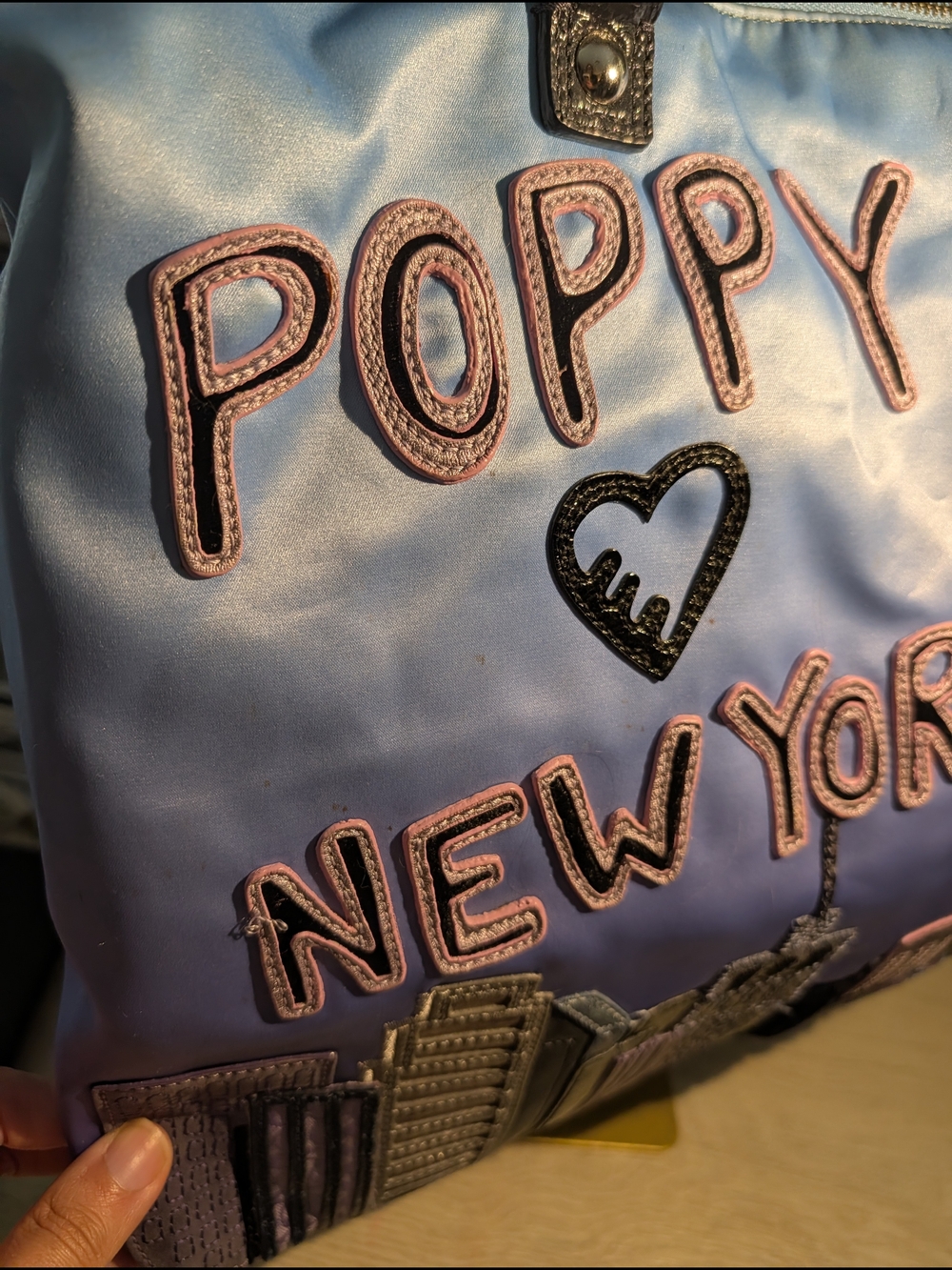 Coach Poppy Limited Edition NYC Glam Skyline Tote Bag - Picture 3 of 16
